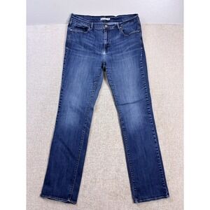 Levis 505 Straight Leg Jeans Womens 14L Blue Medium Wash Denim 15505-0111